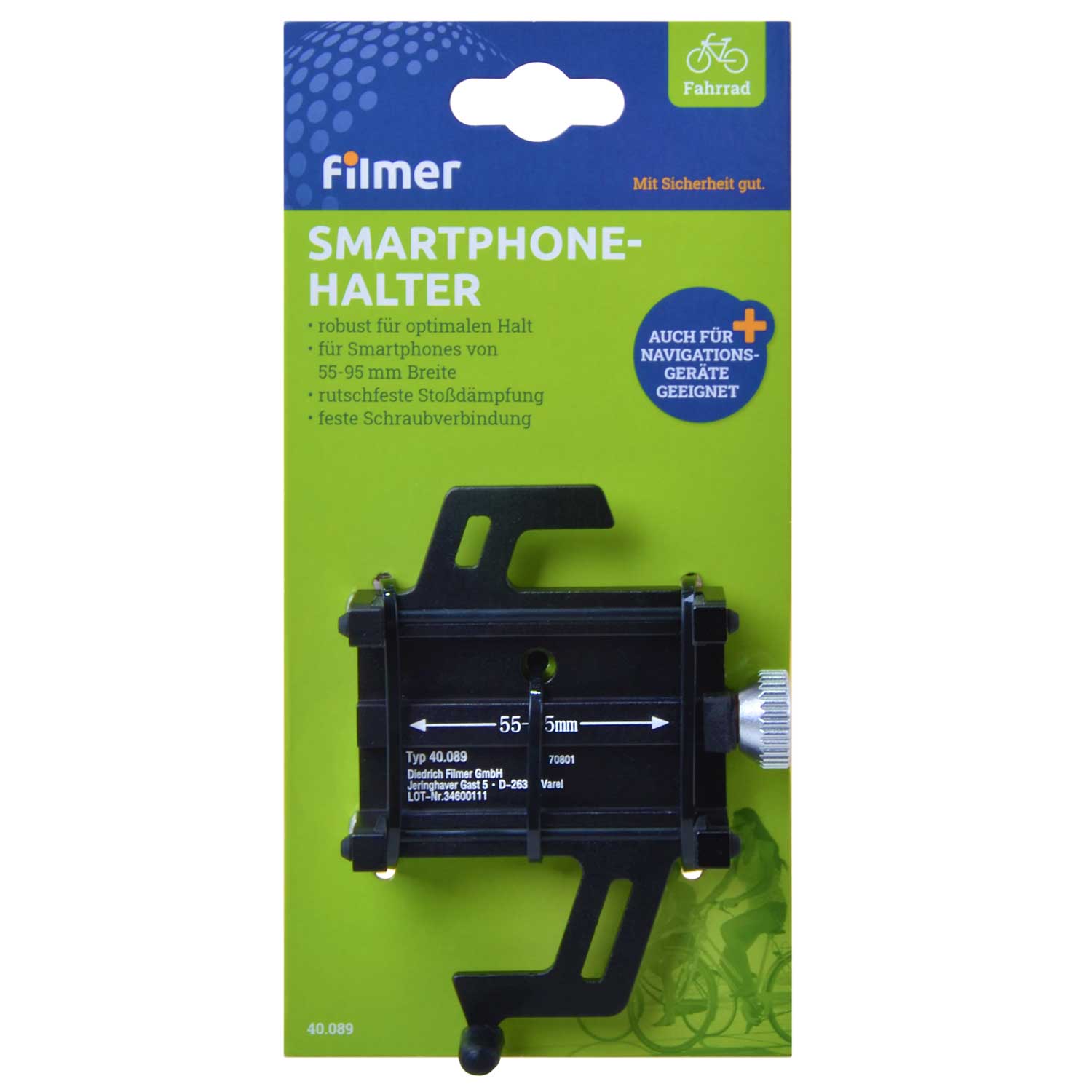 Smartphonehalter für Lenker