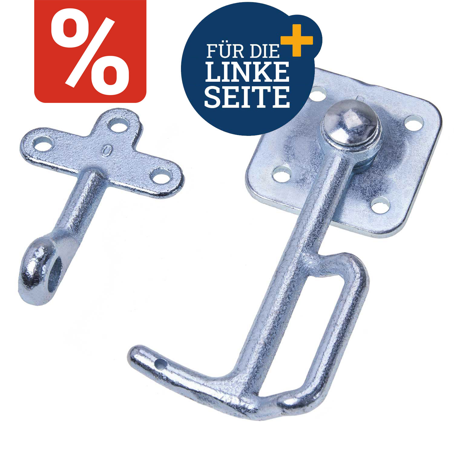 Ladebordwandhaken links