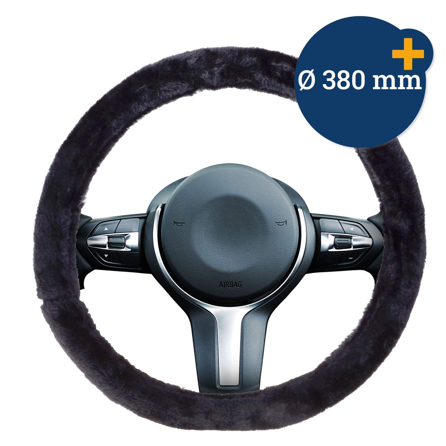 Lenkrad-Überzug Puma schwarz