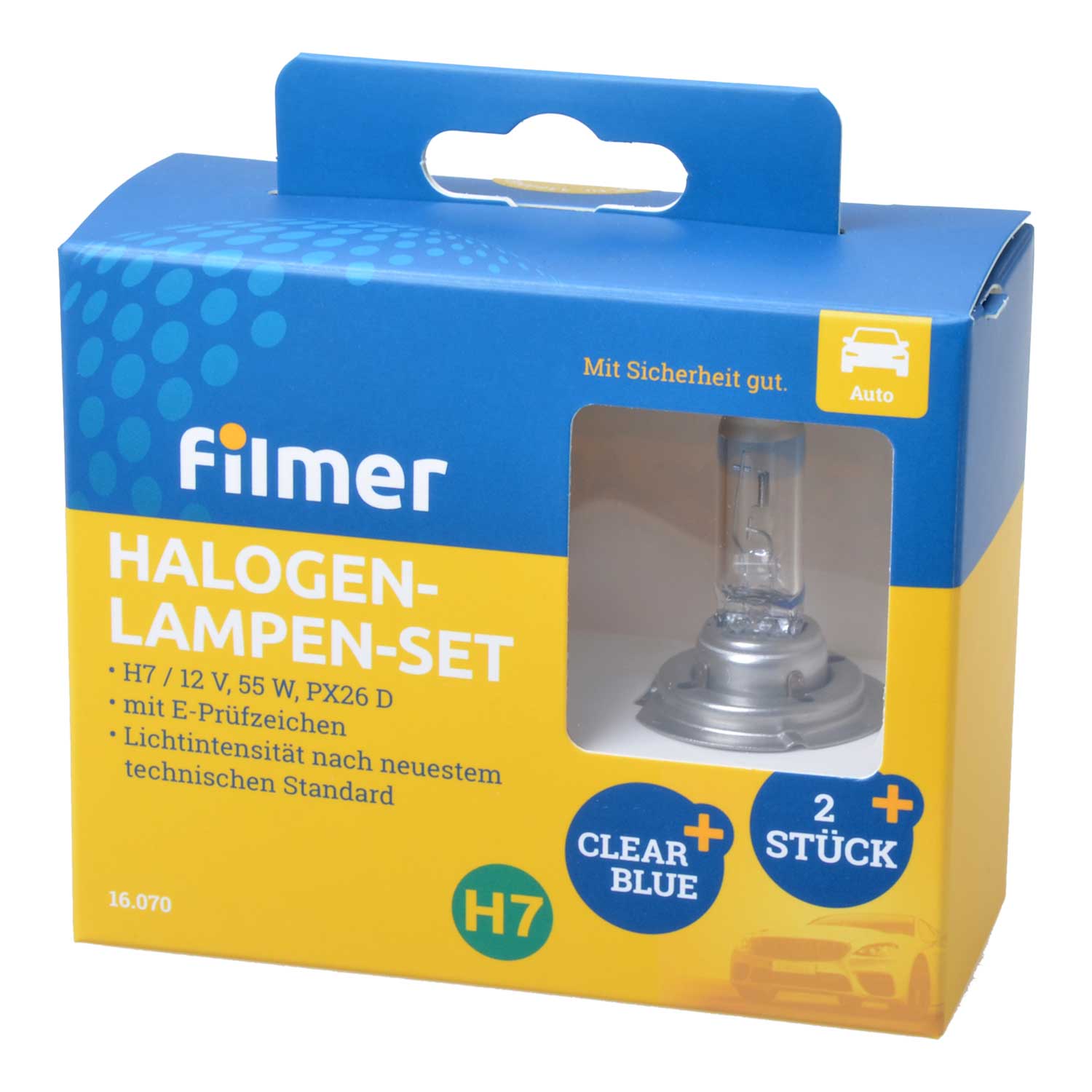 Halogenlampen-Set H7 Blue Light - Maximum performance