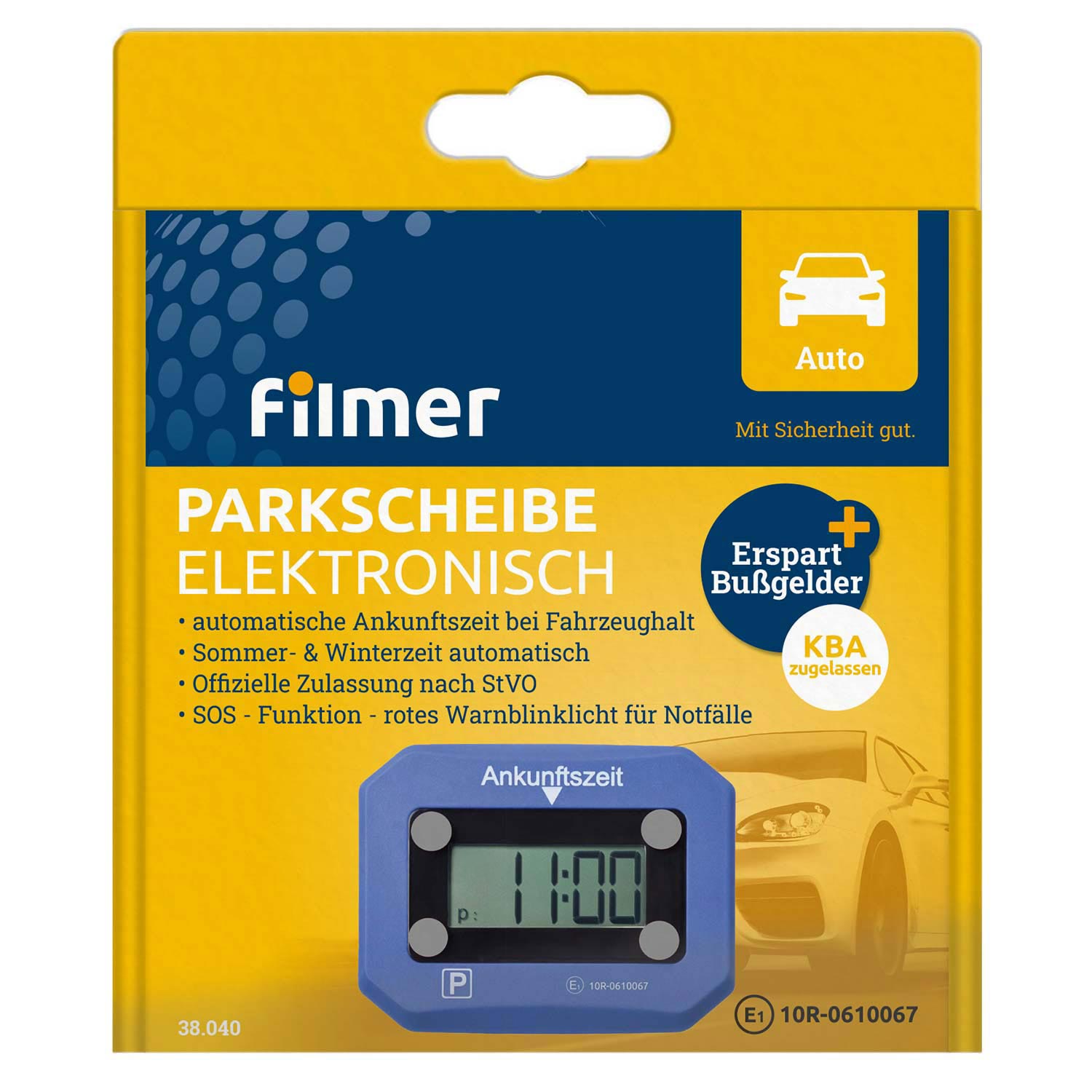 Parkscheibe elektronisch