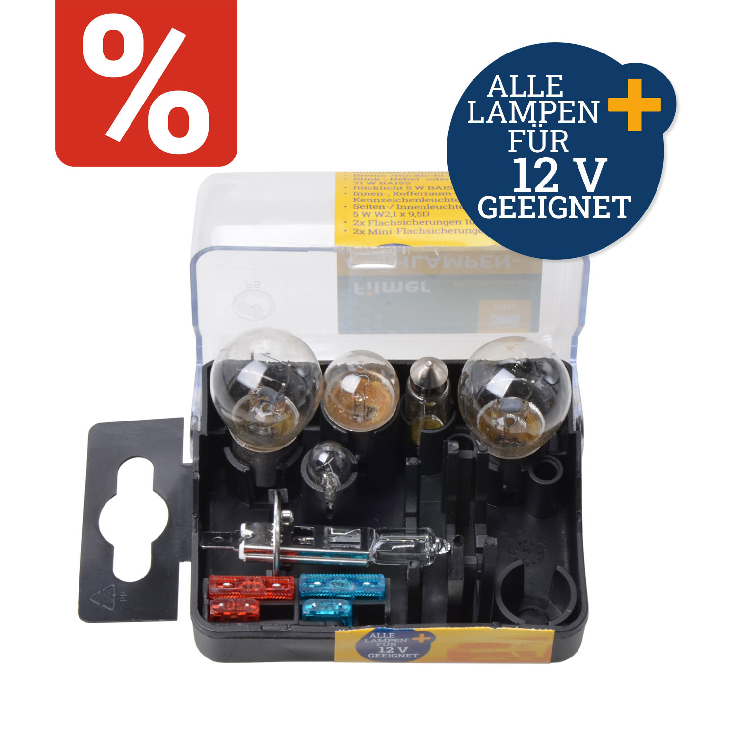 Glühlampen-Ersatzkasten H1 / 12 V