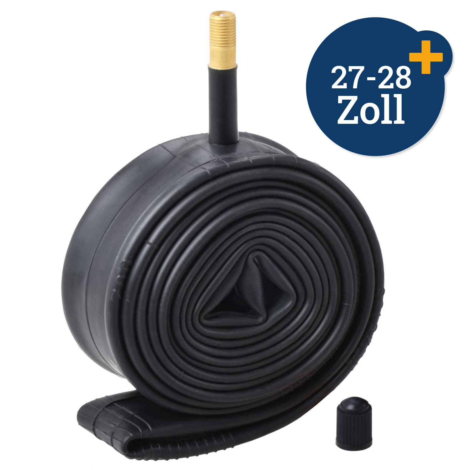 Fahrradschlauch 27 - 28 Zoll  Autoventil