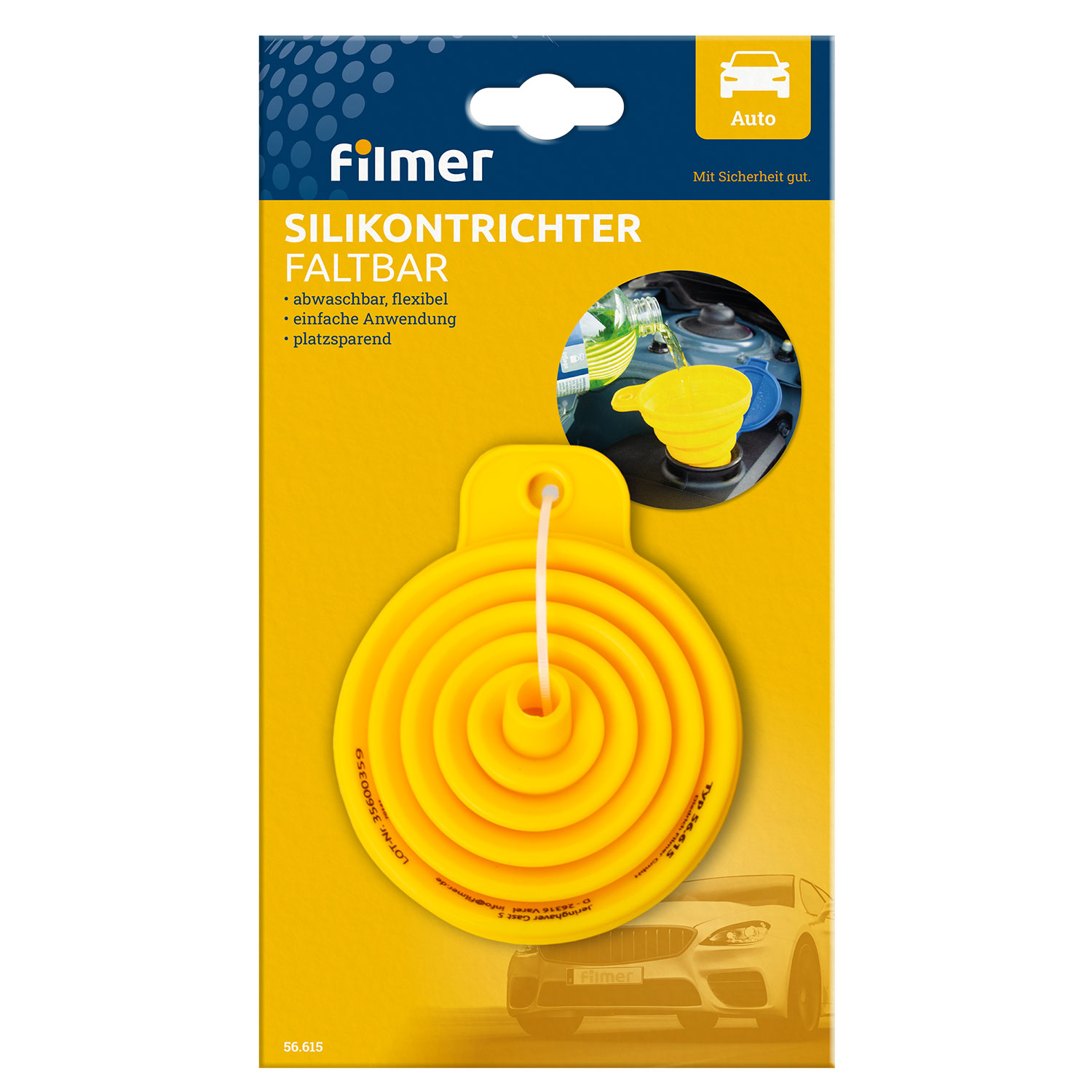 Silikontrichter faltbar