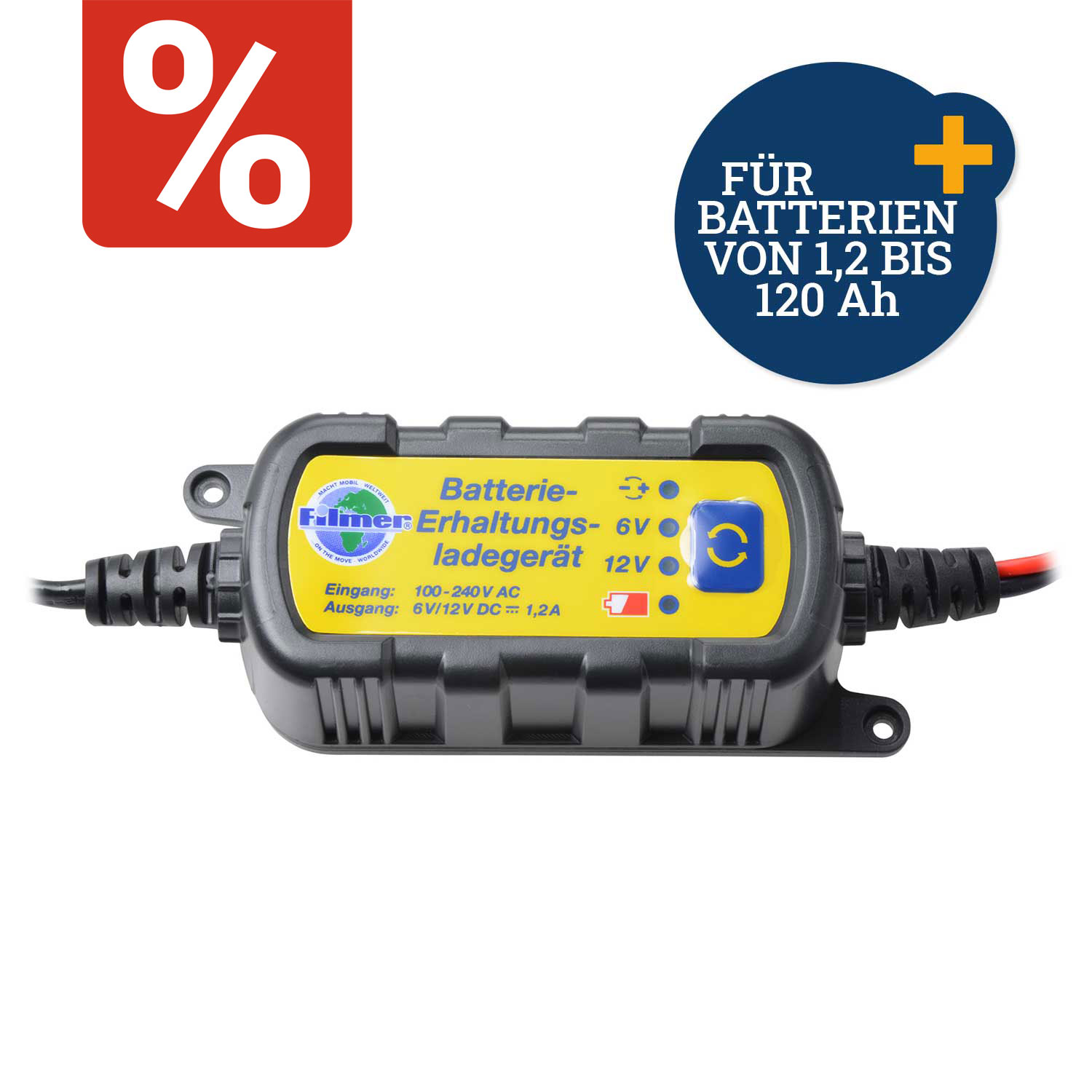 Batterie-Erhaltungs-Ladegerät 6V/12V