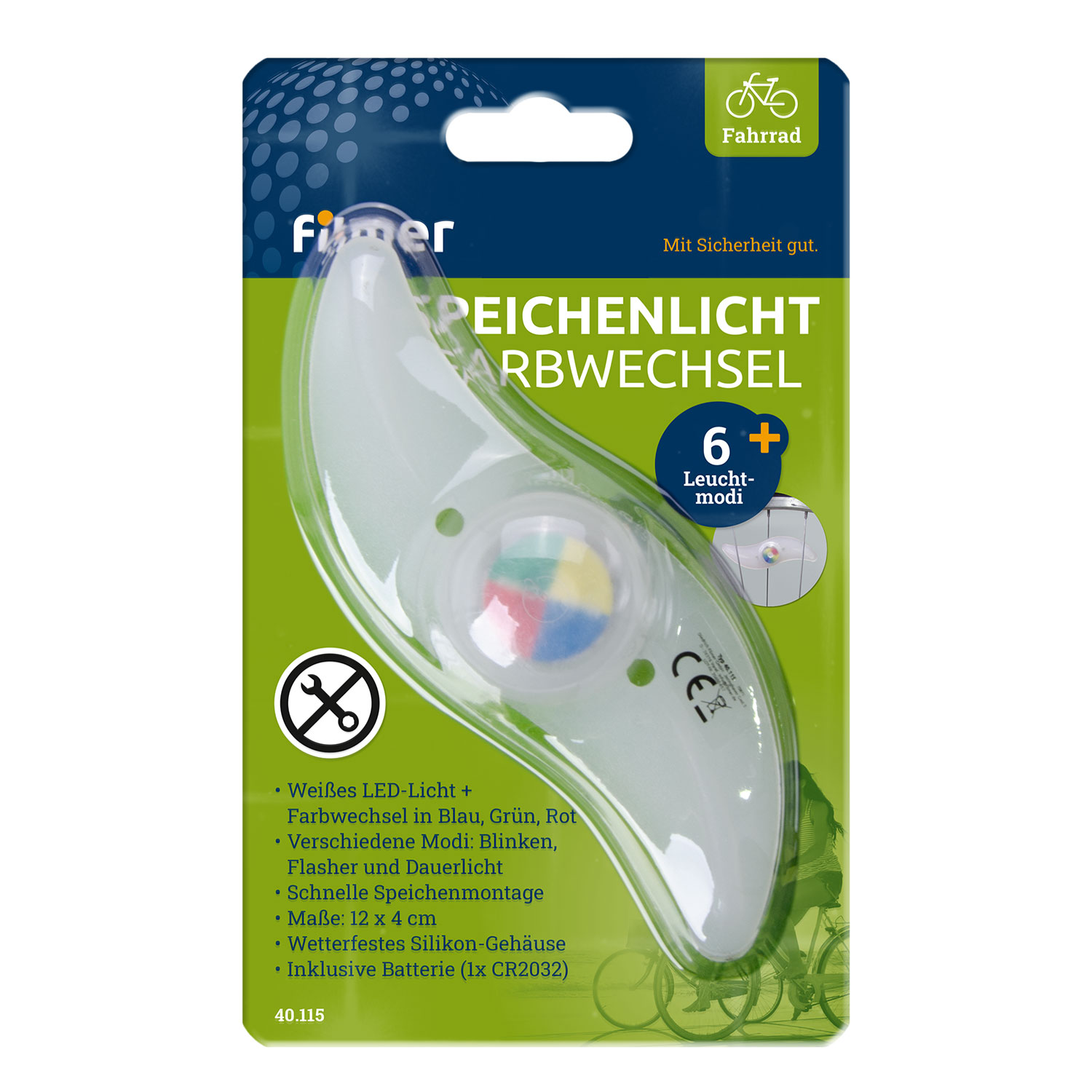 Speichenlicht mit Farbwechsel